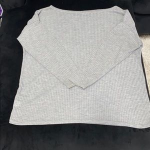 Oversized jersey top